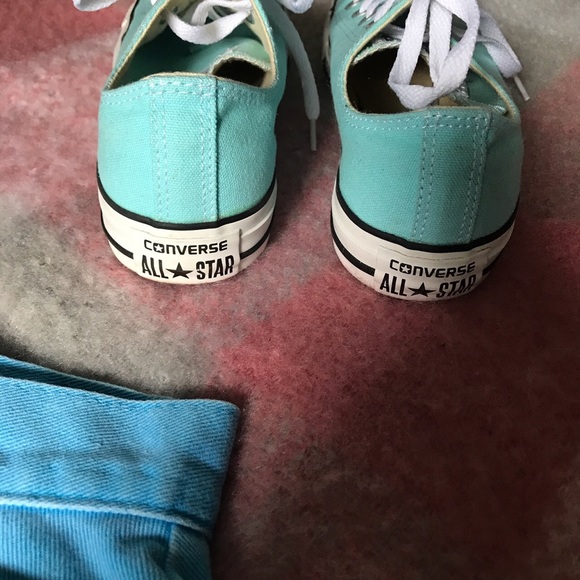 Baby Blue Converse - Picture 3 of 4